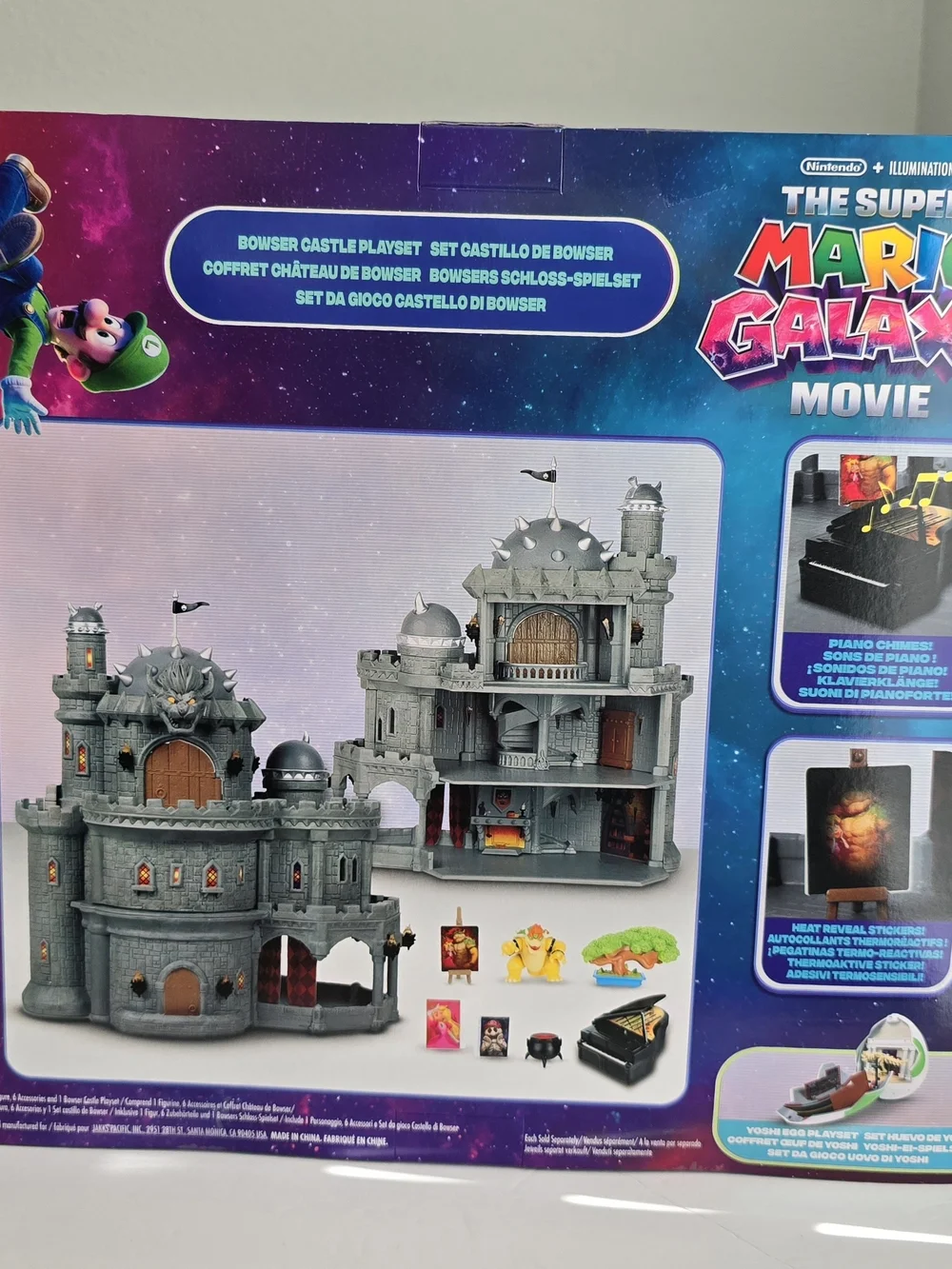 Nintendo The Super Mario Galaxy Movie Bowser Castle Playset